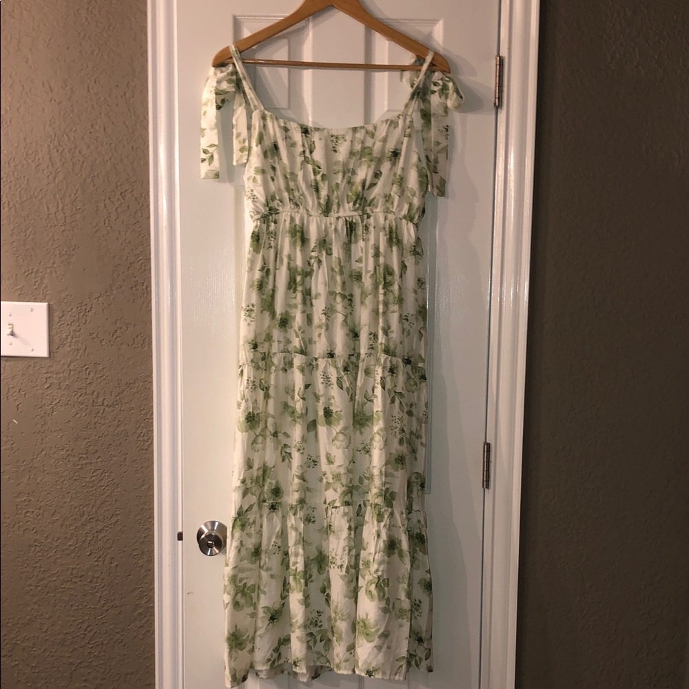 August Sky tiered sundress NWT